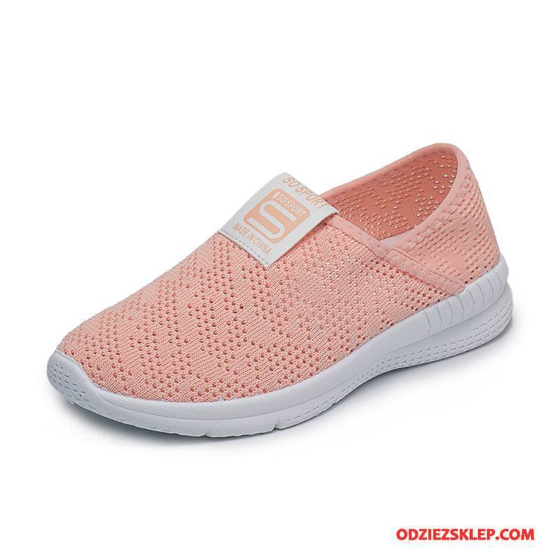 Damskie Buty Casualowe Buty Do Biegania Oddychające Trampki Damska Pojedyncze Buty Lato Biały Tanie