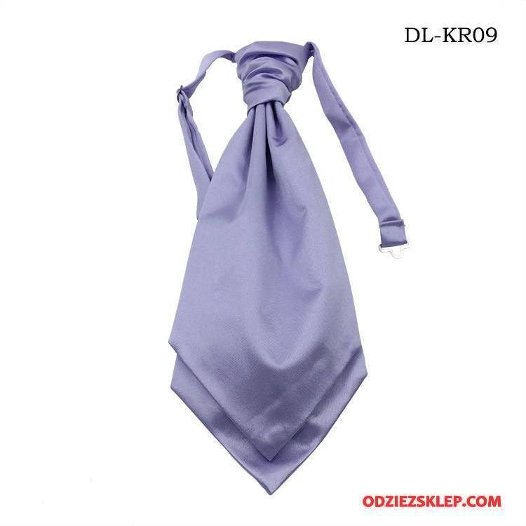 Męskie Krawat Koszula Męska Sukienka Kwiaty Ciemno Niebieski Czysta Online