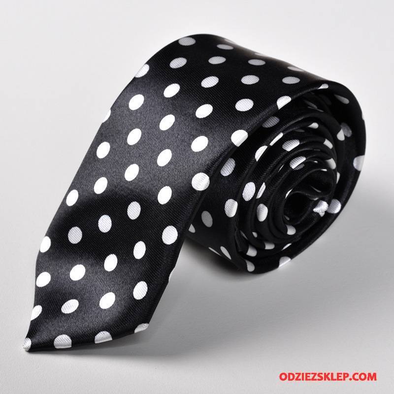 Męskie Krawat Krata Trendy 5 Cm Sukienka Biznes Brytyjski Czarny Żółty Sprzedam