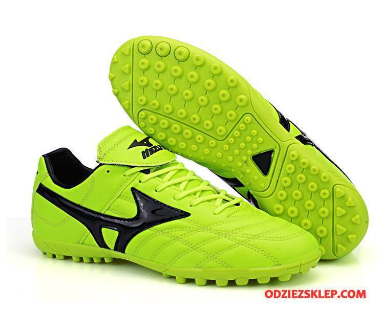 Męskie Buty Sportowe Training Długie Buty Piłkarskie Specjalne Z Kolcami Trawy Zielony Tanie