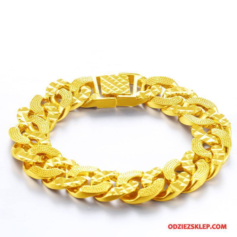 Męskie Srebrna Biżuteria Wielki Bransoletki Osobowość Męska Twórczy Akcesoria Złoty Tanie
