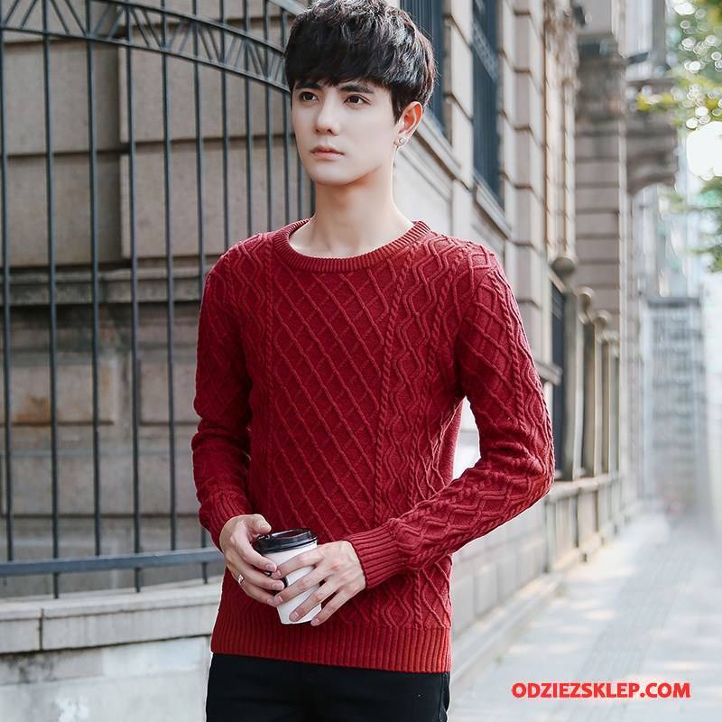 Męskie Swetry Sweter Gorąca Sprzedaż Czerwony Sprzedam