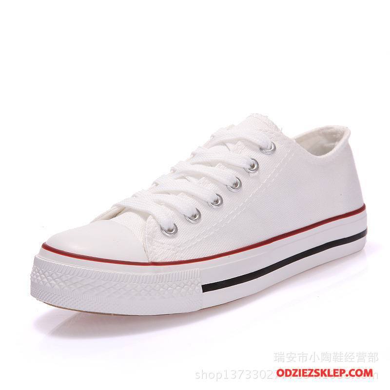 Damskie Buty Casualowe Niskie Damska Canvas Granatowy Jasny Tanie