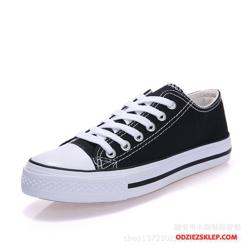 Damskie Buty Casualowe Niskie Damska Canvas Granatowy Jasny Tanie