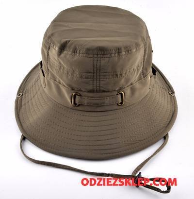 Damskie Kapelusz Casual Męska Outdoor Lato Kapelusz Rybacki Ochrona Przed Słońcem Khaki Sklep