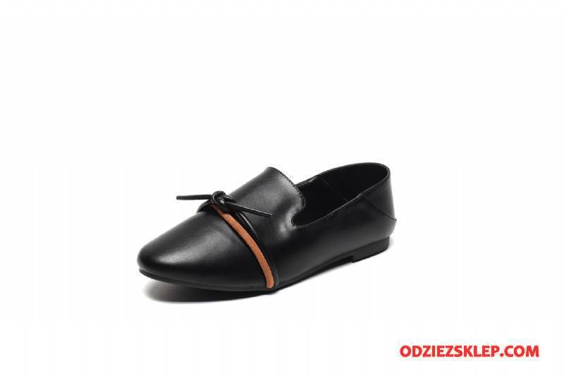 Damskie Mokasyny Wszystko Pasuje Pojedyncze Buty 2018 Loafers Damska Buty Żeglarskie Czarny Sprzedam