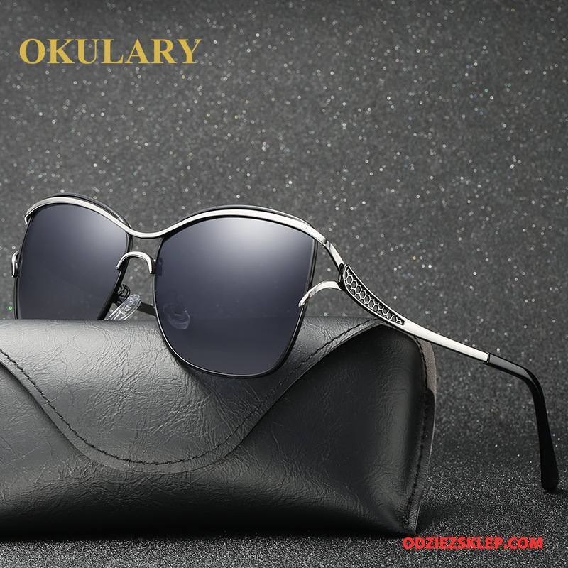 Damskie Okulary Przeciwsłoneczne Markowa Polaryzator Moda Damska Nowy Outdoor Czarny Sprzedam