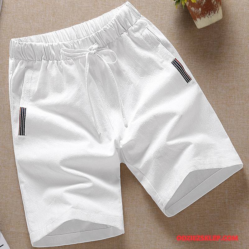 Męskie Casualowe Spodnie Nowy Lato Szorty Biały Online