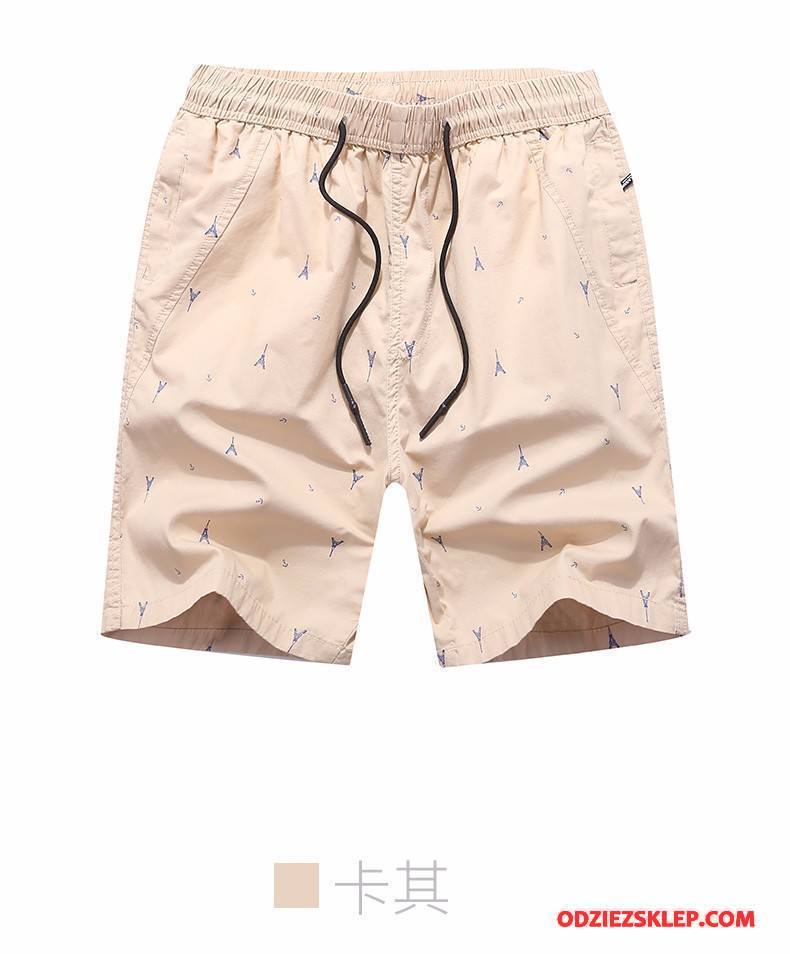 Męskie Casualowe Spodnie Outdoor Duży Rozmiar Lato Plażowe Nastolatek Spodnie Dresowe Khaki Kup