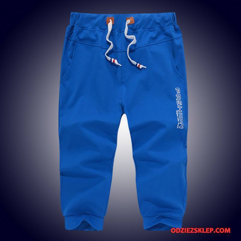 Męskie Casualowe Spodnie Popularny Lato Męska Spodnie Dresowe Plażowe Spodnie Capri Zielony Online