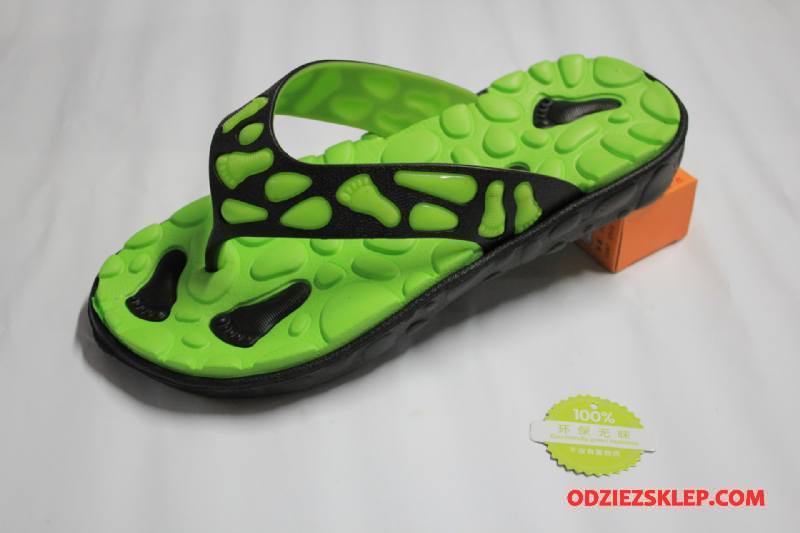 Męskie Japonki Męska Outdoor Kapcie Casual Lato Plażowe Żółty Online