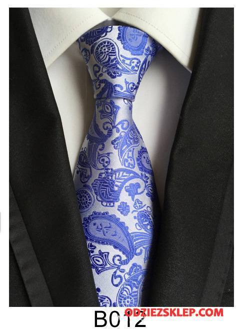 Męskie Krawat Kwiaty Męska Klasyczny Niebieski Sprzedam