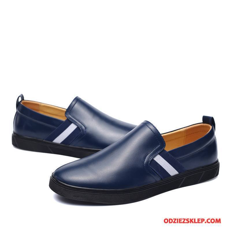 Męskie Mokasyny Buty Wiosna Slip On Brytyjski Casual Tendencja Czarny Kup