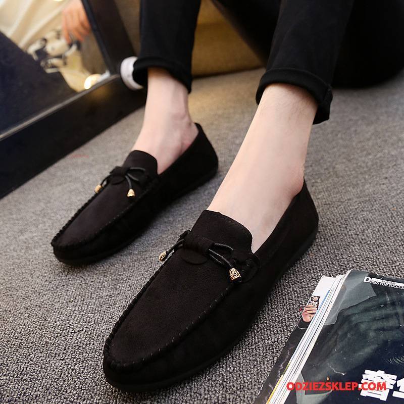 Męskie Mokasyny Męska Wszystko Pasuje Tendencja 2018 Loafers Slip On Brązowy Na Sprzedaż