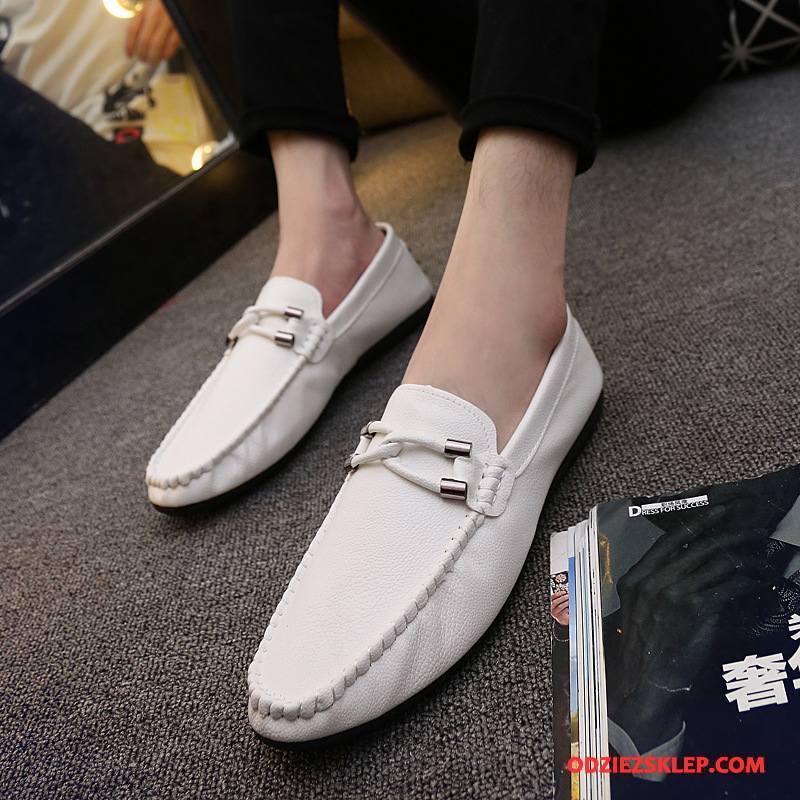 Męskie Mokasyny Męska Wszystko Pasuje Tendencja 2018 Loafers Slip On Brązowy Na Sprzedaż