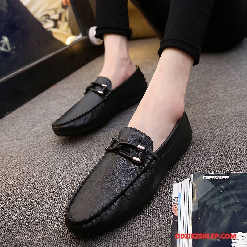 Męskie Mokasyny Męska Wszystko Pasuje Tendencja 2018 Loafers Slip On Brązowy Na Sprzedaż