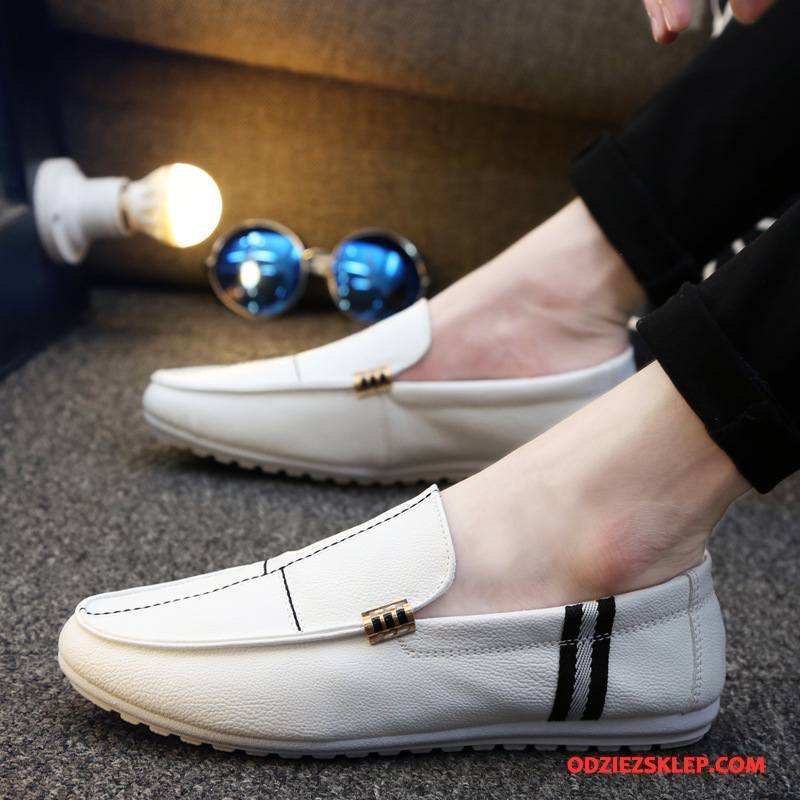 Męskie Mokasyny Męska Wszystko Pasuje Tendencja 2018 Loafers Slip On Brązowy Na Sprzedaż