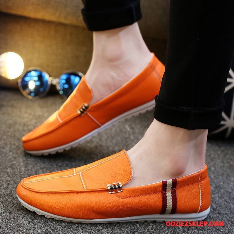 Męskie Mokasyny Męska Wszystko Pasuje Tendencja 2018 Loafers Slip On Brązowy Na Sprzedaż