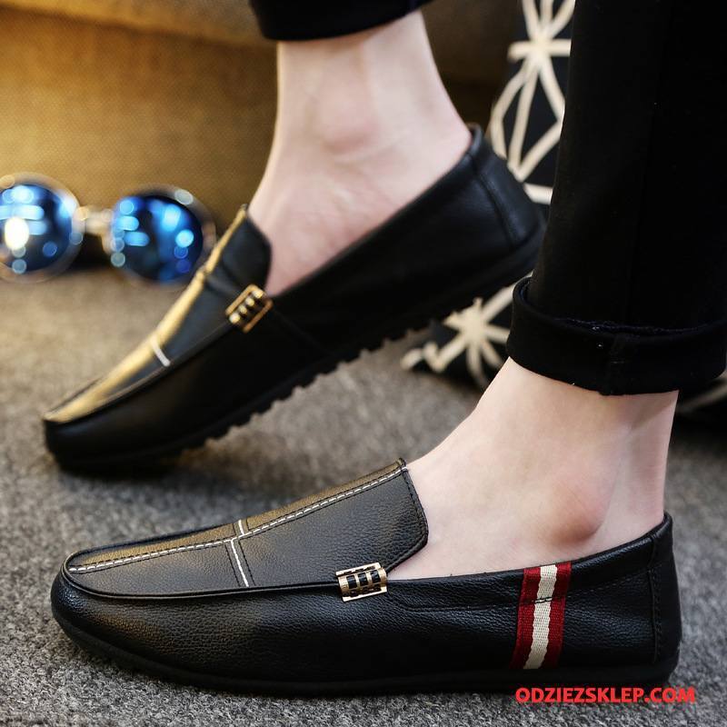 Męskie Mokasyny Męska Wszystko Pasuje Tendencja 2018 Loafers Slip On Brązowy Na Sprzedaż