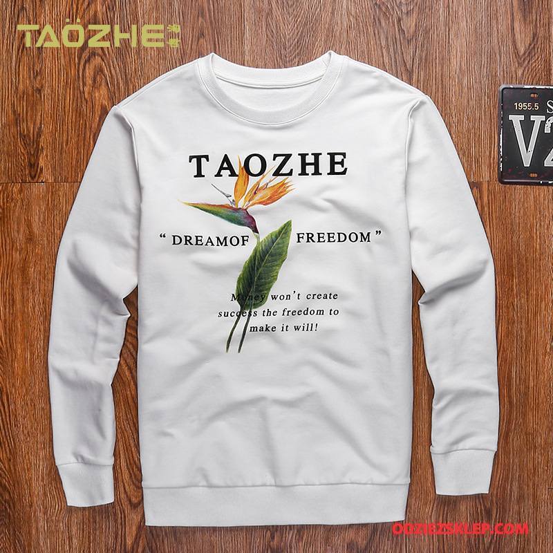 Męskie Bluza Z Kapturem Casual Nowy Moda Bluzy Z Kapturem Pullover 2018 Biały Sprzedam